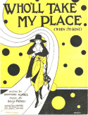 Who'll Take My Place, Billy Fazioli, 1922