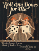 Roll Dem Bones, For Me, Lucien Denni, 1922