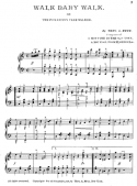 Walk Baby Walk, Theodore A. Metz, 1897