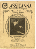Classicanna - A Syncopated Pianorama, (EXTRACTED); Henry Lange, 1923