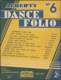 Albert's Dance Folio No. 6, (EXTRACTED)