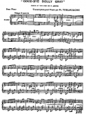 Good-Bye Dolly Gray version 2, Ben M. Jerome; Fr. Toulmouse, 1906