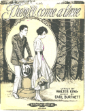 Maybe Not Now, Earl Burtnett, 1918