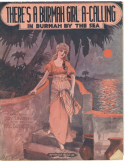 There's A Burmah Girl A-Calling, Earl Burtnett, 1916