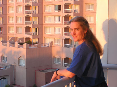 Hotel room balcony (Meliá Azul Ixtapa)