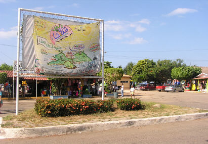 Entrance to the flea market