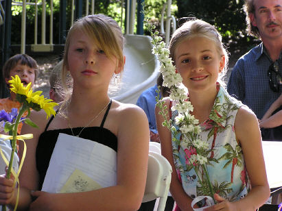 Every Graduate Received A Flower