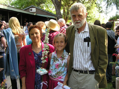 Maria, Caitlyn, and Grandpa Jack