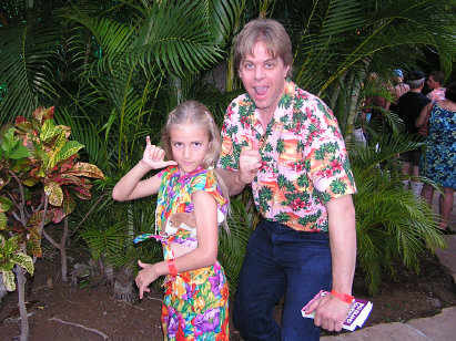 Dressed up for the Luau