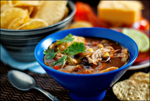 Fiesta Slow-Cooker Chicken Tortilla Soup