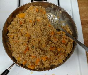 Barley Risotto with Roasted Butternut Squash