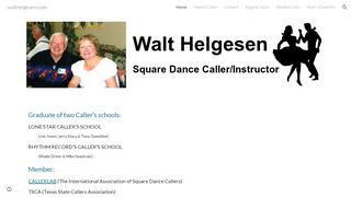 Web site for "Walt Helgesen"