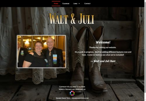 Web site for "Walt Burr"