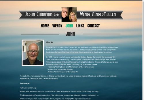 Web site for "John Charman"