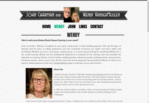 Web site for "Wendy VanderMeulen"