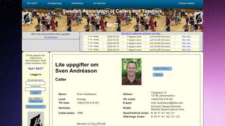 Web site for "Sven Andréason"