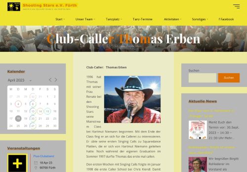 Web site for "Thomas Erben"