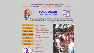 Web site for "Paul Amor"