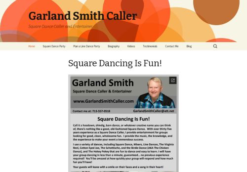 Web site for "Garland Smith"