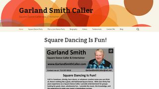 Web site for "Garland Smith"
