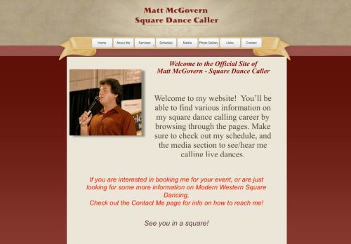Web site for "Matt McGovern"