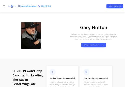 Web site for "Gary Hutton"