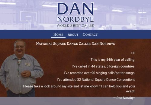 Web site for "Dan Nordbye"
