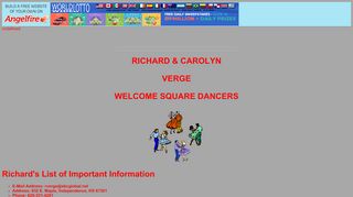 Web site for "Richard Verge"