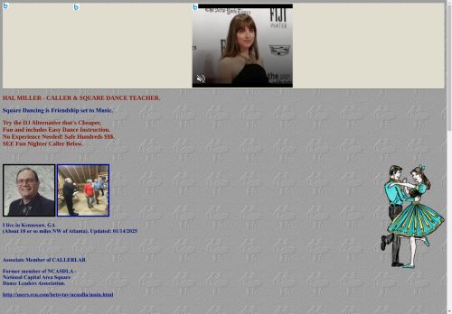 Web site for "Hal Miller"