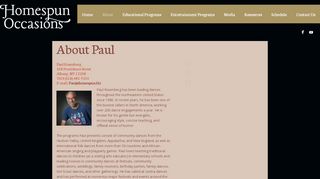 Web site for "Paul Rosenberg"
