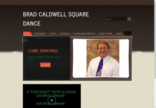 Web site for "Brad Caldwell"