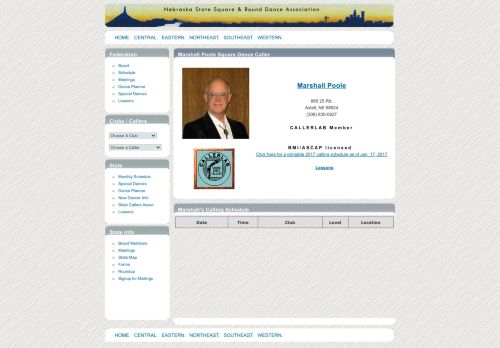 Web site for "Marshall Poole"