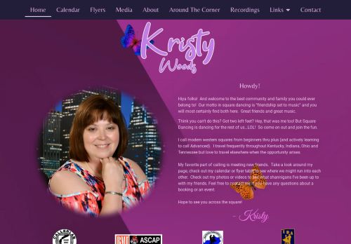 Web site for "Kristy Woods"