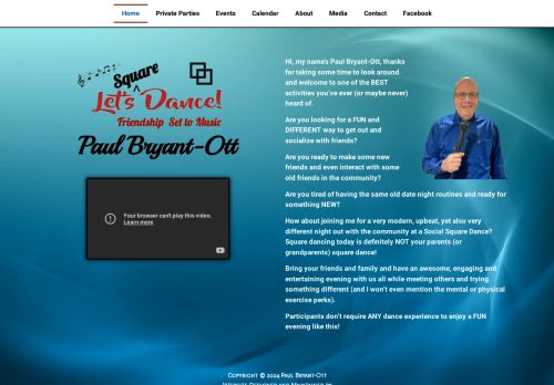 Web site for "Paul Bryant-Ott"