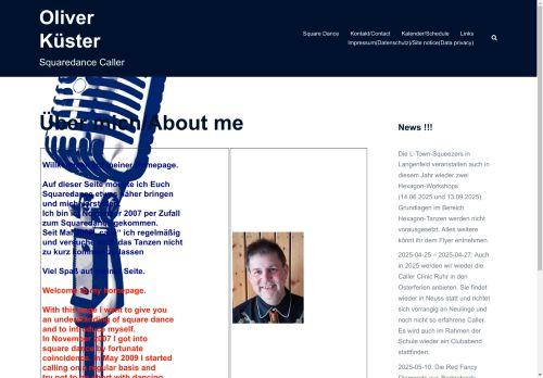 Web site for "Oliver Kuester"