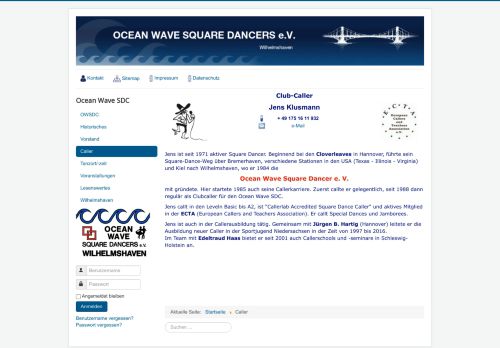 Web site for "Jens Klusmann"