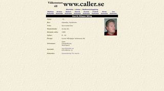 Web site for "Henrik "Hedda" Nilsson Siling"