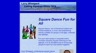 Web site for "Larry and Idelma Winegard"
