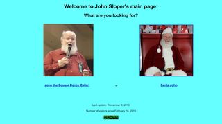 Web site for "John Sloper"