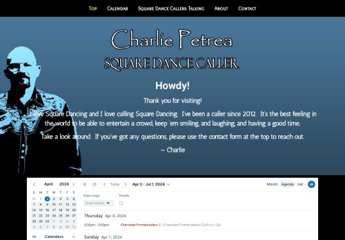 Web site for "Charles "Charlie" Petrea Sr."