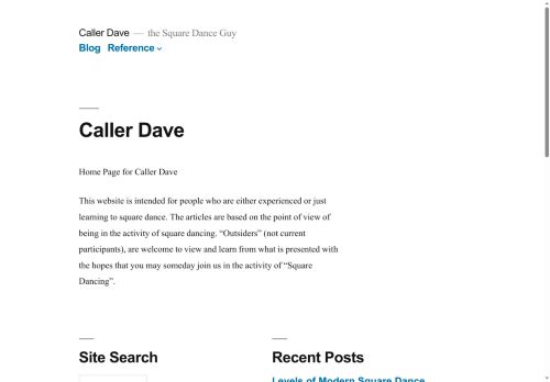 Web site for "Dave Brown"