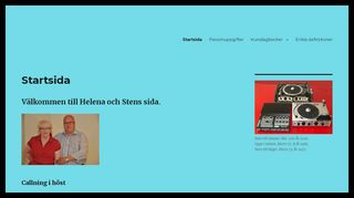 Web site for "Sten Axtelius"