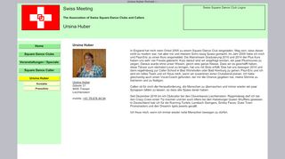 Web site for "Ursina Huber"