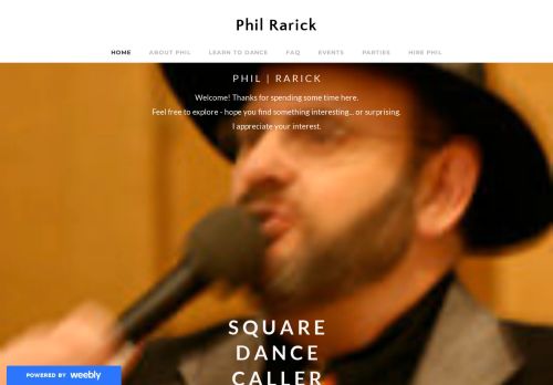 Web site for "Phillip "Phil" Rarick"