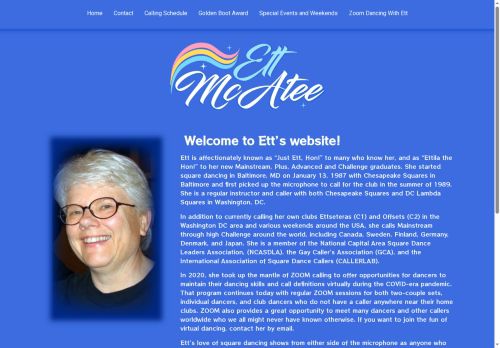 Web site for "Ett McAtee"