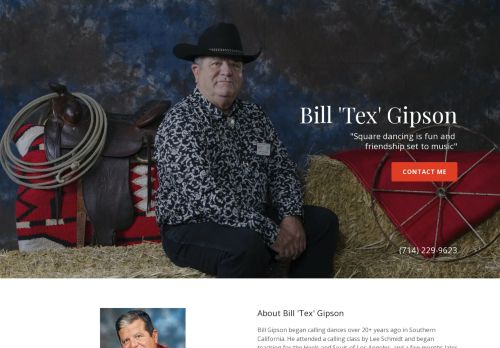 Web site for "Bill "Tex" and Jan Gipson"