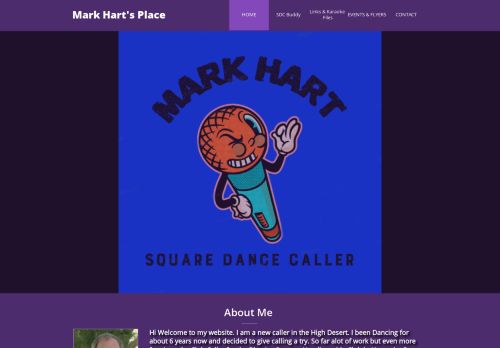 Web site for "Mark Hart"