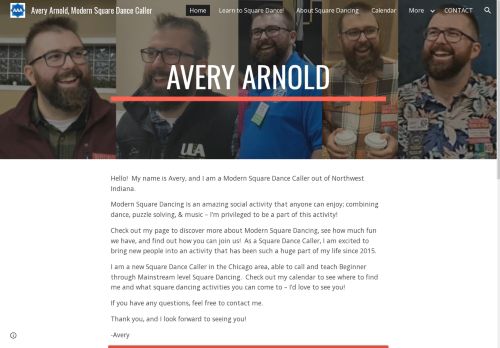 Web site for "Avery Arnold"