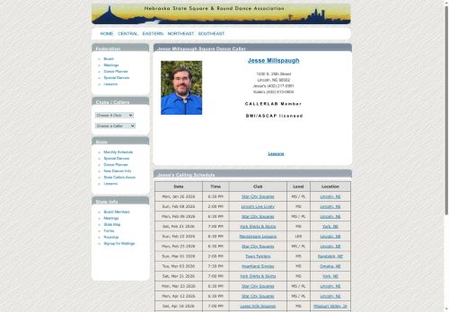 Web site for "Jesse Millspaugh"