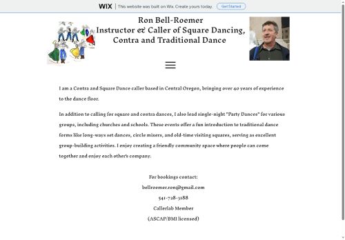 Web site for "Ron Bell-Roemer"